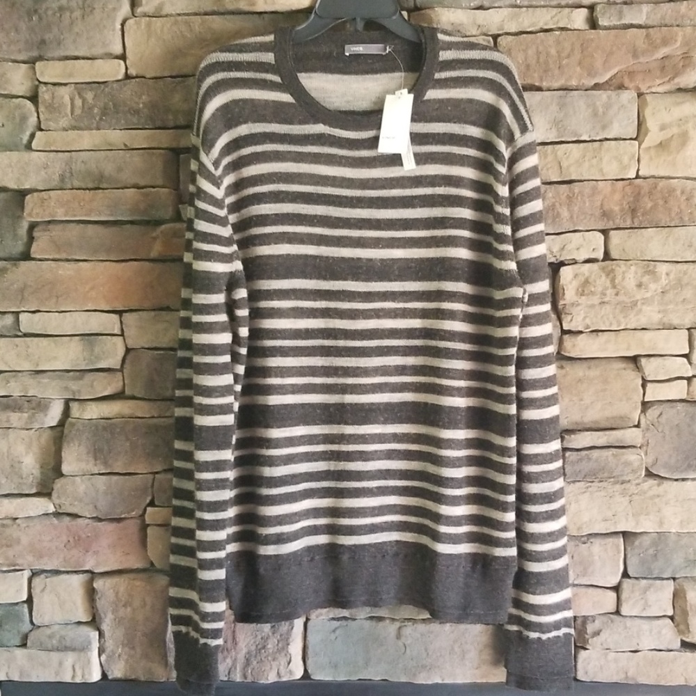 Vince Men's Striped Sweater.  New with tag…